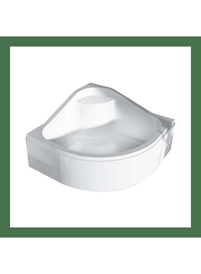 Ideal Standard Egypt acrylic 90*90 feet white corner 0 side and chair  - Image 3