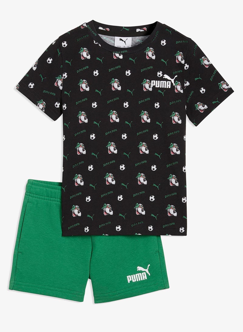 PUMA Kids Minicats Essential T-Shirt Set - Image 4