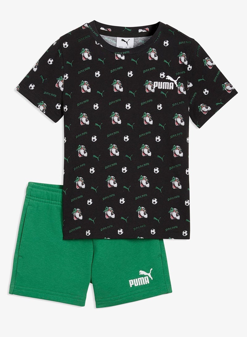 PUMA Kids Minicats Essential T-Shirt Set - Image 4