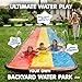 JAMBO Premium Slip Splash and Slide Three Way Sprinkler System with 3 Body Boards 16Ft Water Slide with Advanced Sprinklers System Backyard Waterslide Outdoor Water Toys Slides for Kids - Image 3