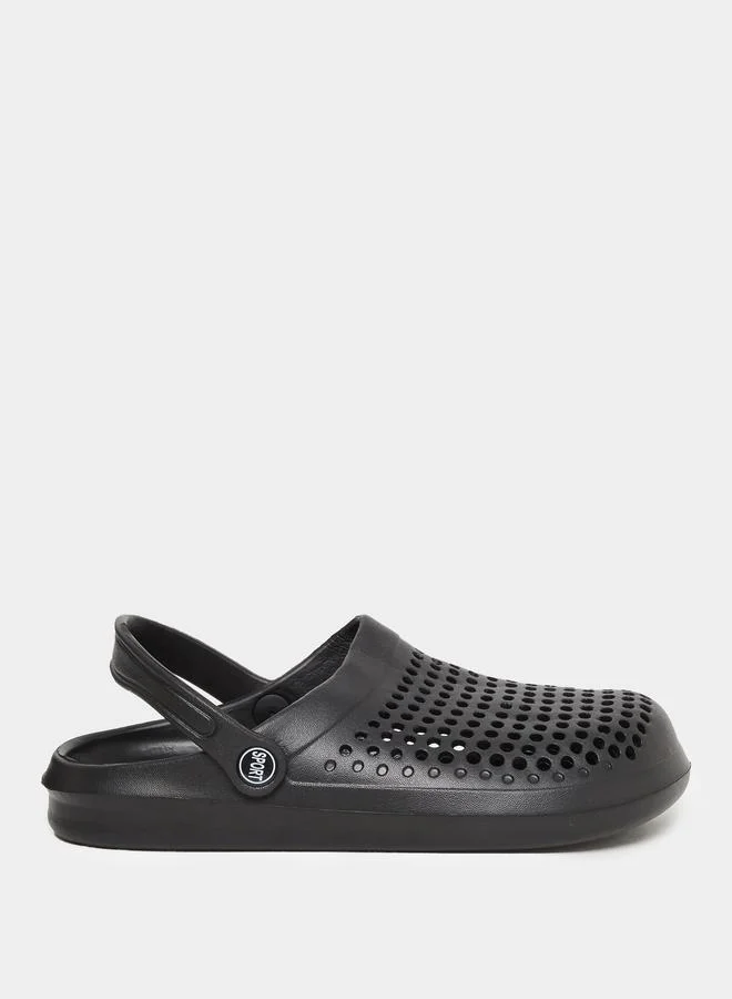 Take Two Take Two Solid Slip-On Heel Strap Clogs