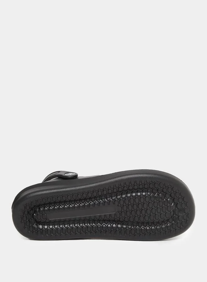 Take Two Solid Slip-On Heel Strap Clogs