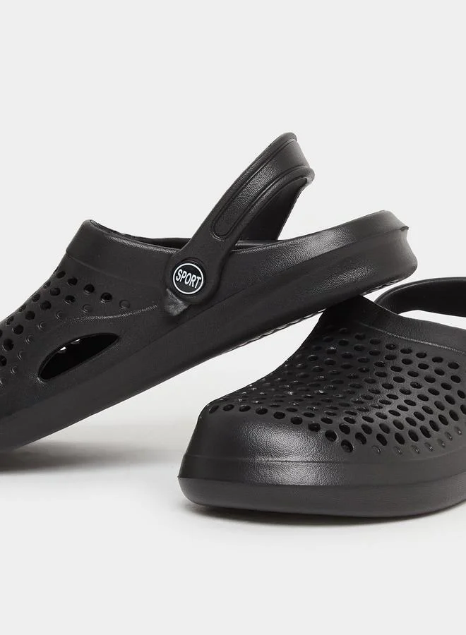 Take Two Solid Slip-On Heel Strap Clogs