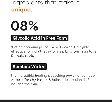 Minimalist 8 Glycolic Acid Toner for Glowing Skin MultiFunctional Exfoliating Toner with Bamboo Water for Body Face Underarms Scalp For Women Men 5 Fl Oz 150 ml - Image 3