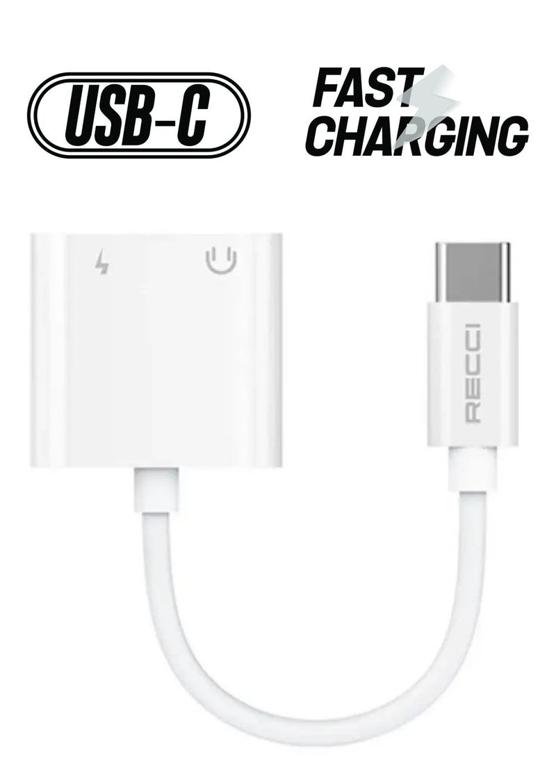 Raxoom "Recci Hub Converter Cable: Fast Charging 2.1A, Compact 10cm Design" - Image 1