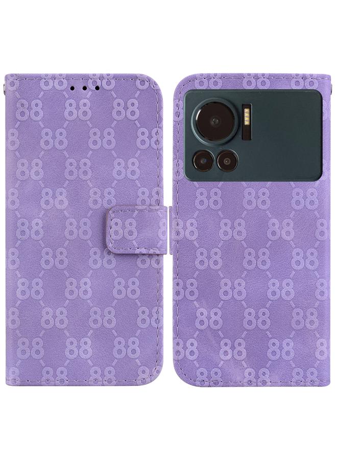 S-TOP Case For Infinix Note 12 VIP Double 8-shaped Embossed Leather Phone Case - Image 1