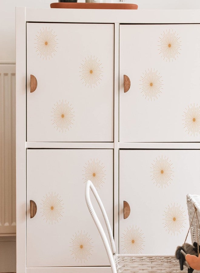 Alwayspon 36Pcs Starburst Boho Art Wall Decals, Peel and Stick Wall Stickers for Living Nursery Room Bedroom Wall Decor - Image 3