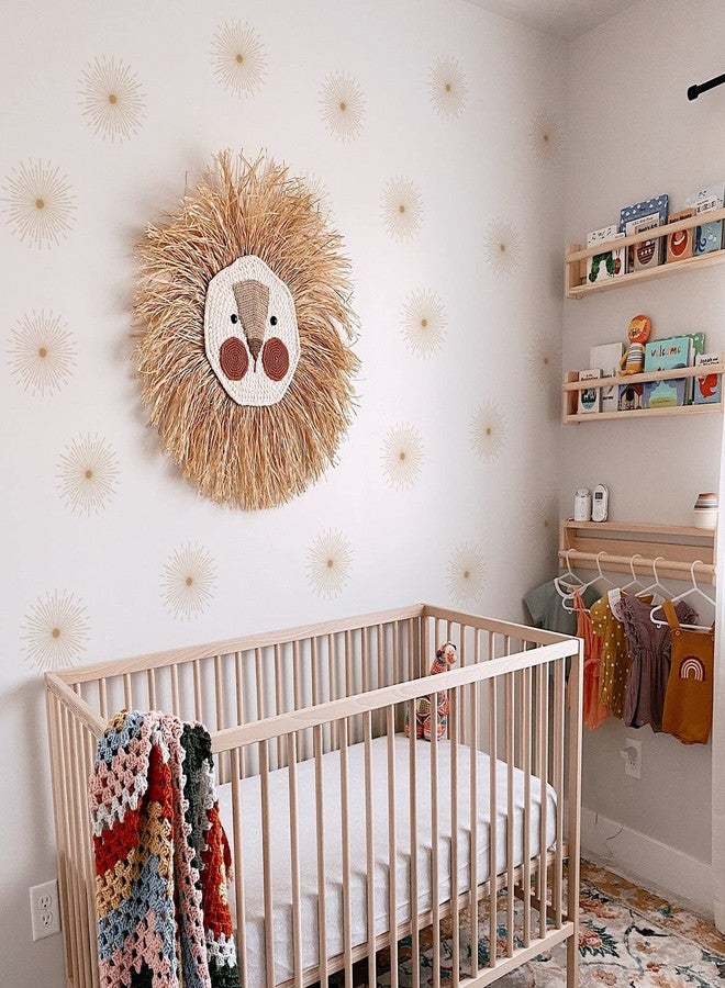 Alwayspon 36Pcs Starburst Boho Art Wall Decals, Peel and Stick Wall Stickers for Living Nursery Room Bedroom Wall Decor - Image 4