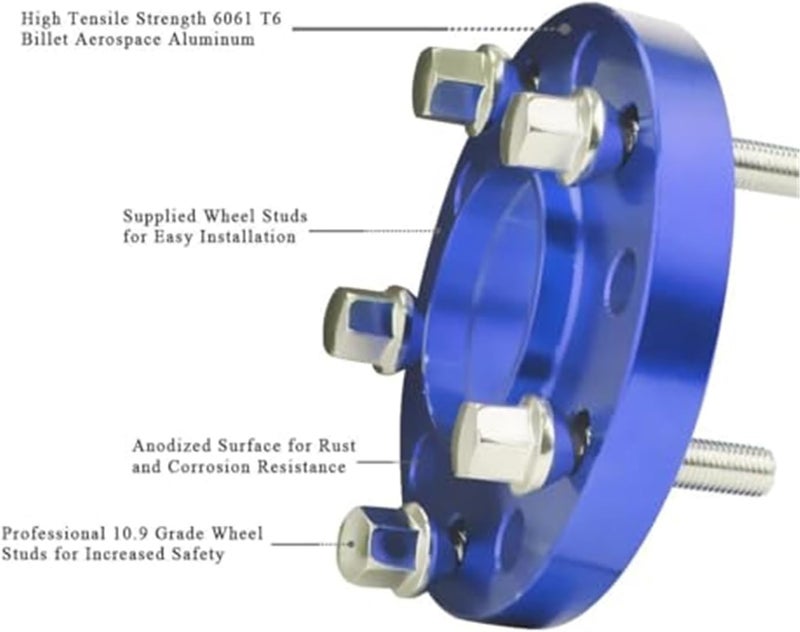 Wivplex 5x120 Wheel Spacers Kit - 15mm & 20mm - Image 4