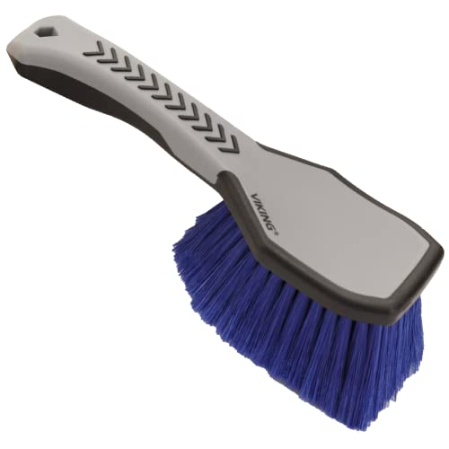 VIKING Wheel Brush for Rims, Cleaning Brush for Tires, Grey, 10.3 x 3.3 x 3.8 Inch - Image 1