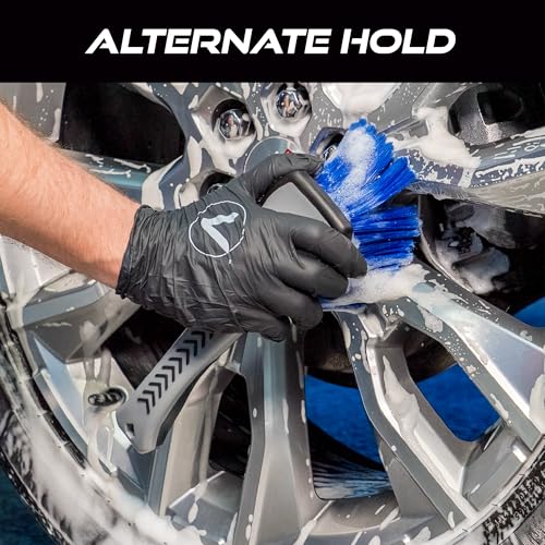 VIKING Wheel Brush for Rims, Cleaning Brush for Tires, Grey, 10.3 x 3.3 x 3.8 Inch - Image 5