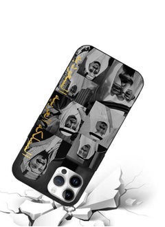 Okteq TPU Protection and Hybrid Rigid Clear Back Cover Case Kings of Saudi Arabia for Apple iPhone 14 Pro  - Image 3