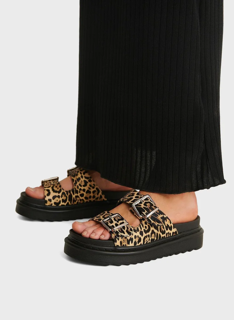 NA-KD Profile Buckle Sandals