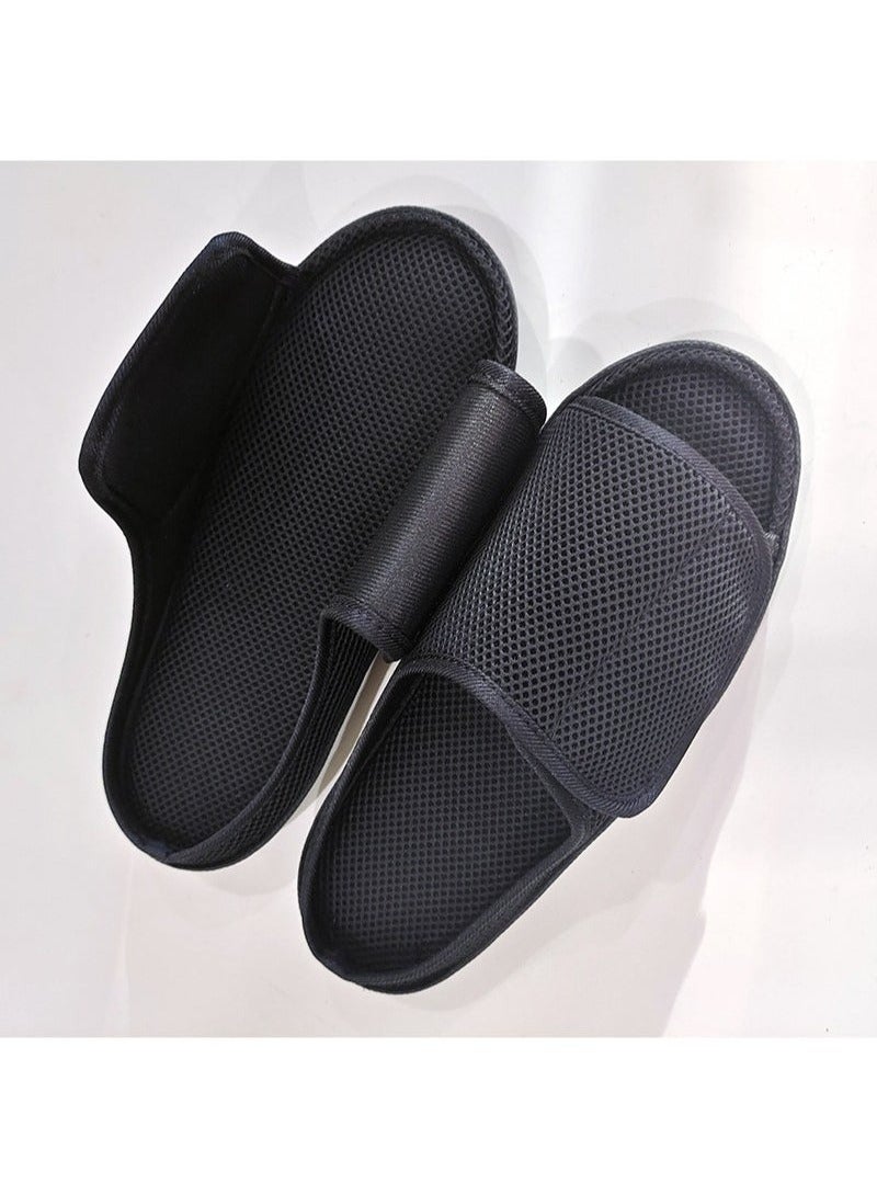 Diabetic Shoes, Extra Wide Width Open Toe Sandals, Adjustable Arthritis Edema Slippers for Elderly - Image 3