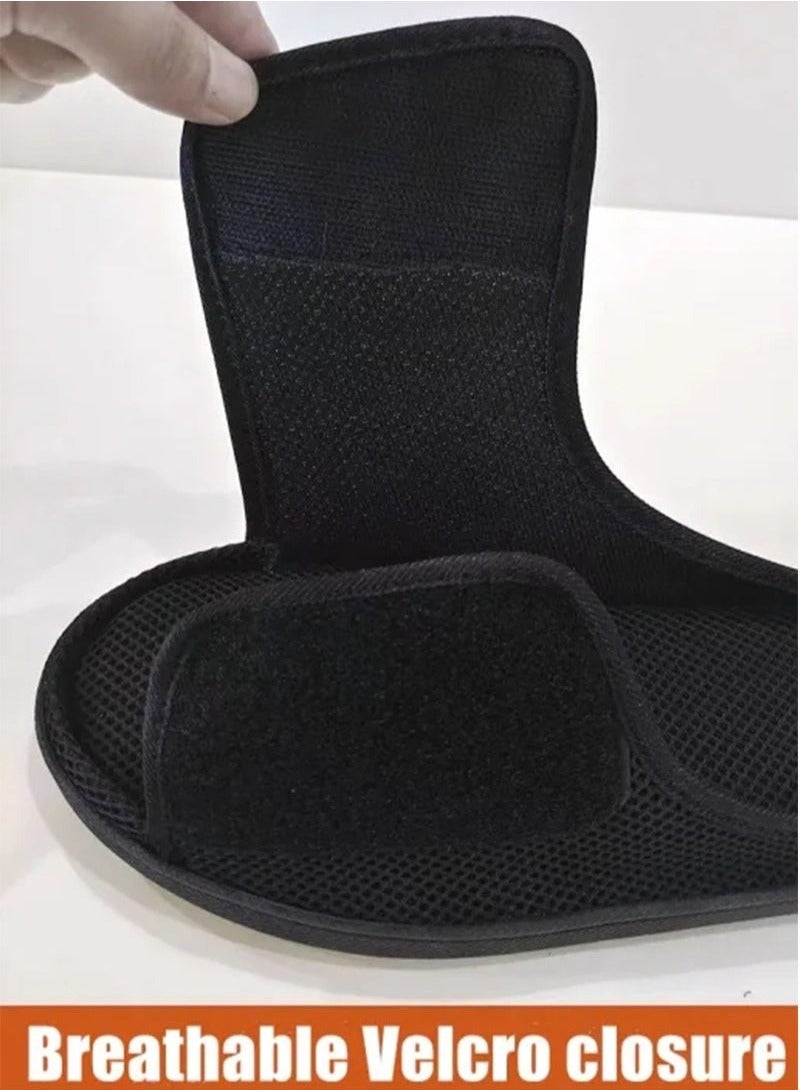 Diabetic Shoes, Extra Wide Width Open Toe Sandals, Adjustable Arthritis Edema Slippers for Elderly - Image 4