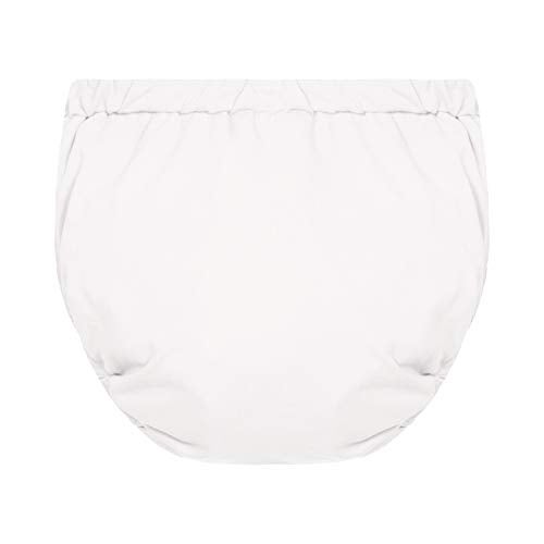 Durio Reusable Swim Diapers Washable Baby Swim Diaper Unisex Infant Toddler Swimming Diapers A White 2-3T - Image 3
