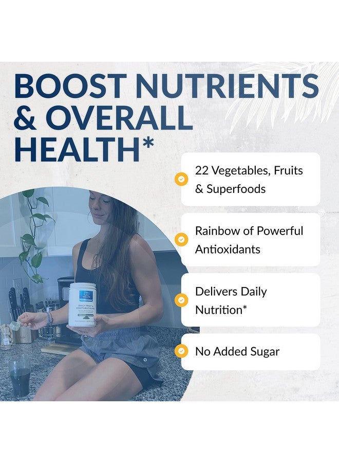 Equilife - Daily Fruit & Vegetable Blend, Fruits and Vegetables Supplements, Vitamin C, 9 Essential Amino Acids, Promotes Energy, Low-Sugar, Easy-to-Use, Vegan, Non-GMO (Crisp Apple, 30 Servings Tub) - Image 5