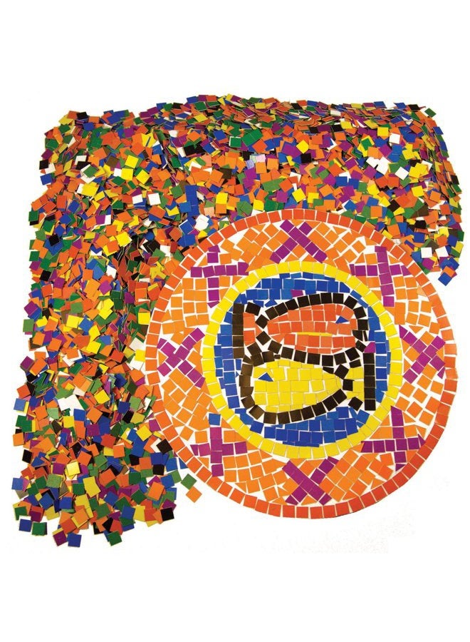 Roylco Double Color Mosaic Squares, Pack Of 10000 Squares