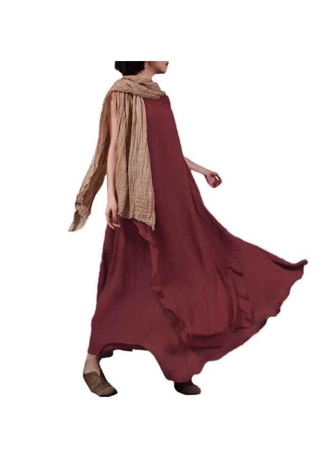 Sleeveless Layered Maxi Dress  - Image 2