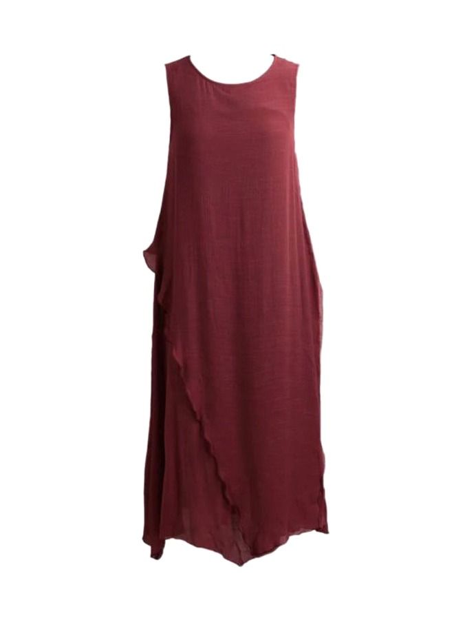 Sleeveless Layered Maxi Dress  - Image 1