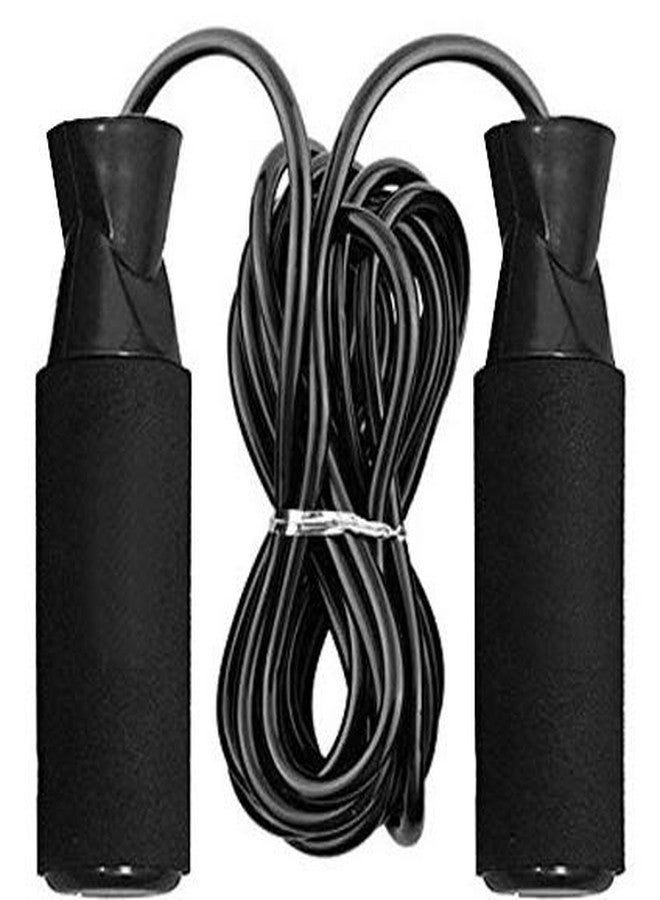PSE Priya Sports Black Ball Bearing Skipping Rope - Image 1