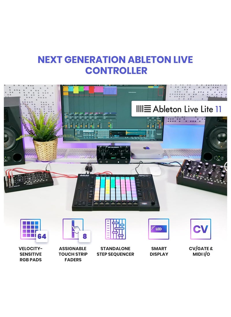 Akai Professional - Akai Professional APC64 Pad Performance Controller for Ableton Live - Image 1