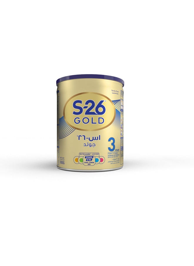 S26 Gold Baby Formula Stage 3 1-3 Years- 900 grams 