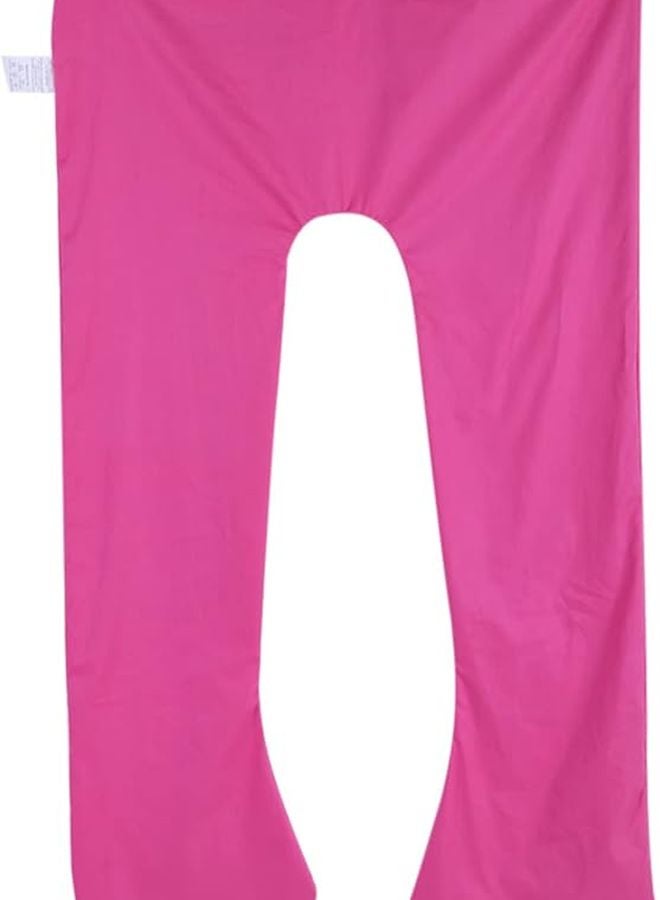 GLOGLOW U Shape Maternity Body Pillow Cover For Pregnancy Rose Red Easy Change - Image 3