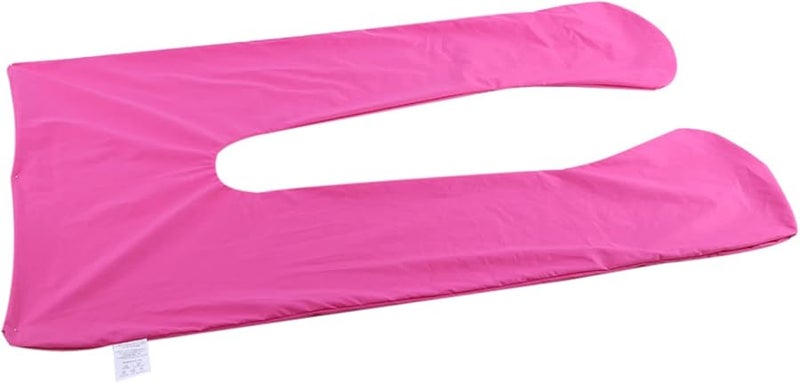 GLOGLOW U Shape Maternity Body Pillow Cover For Pregnancy Rose Red Easy Change - Image 1