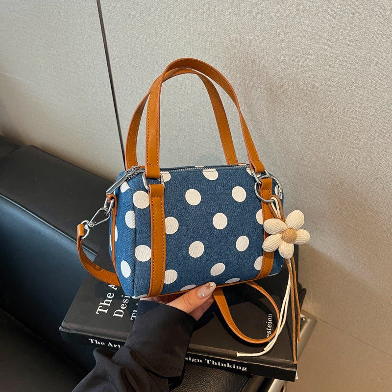 Fashion Polka Dot Shoulder Bag 2026 New Large Capacity Korean Style - Image 4