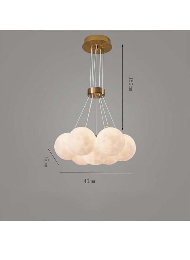 Loquat Modern Globe LED Chandelier – Luxurious Cloud-Like Cluster Design, 150cm Drop Height  40cm Width – Perfect for Dining Tables  Elegant Living Rooms - Image 3