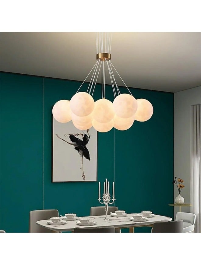 Loquat Modern Globe LED Chandelier – Luxurious Cloud-Like Cluster Design, 150cm Drop Height  40cm Width – Perfect for Dining Tables  Elegant Living Rooms - Image 1