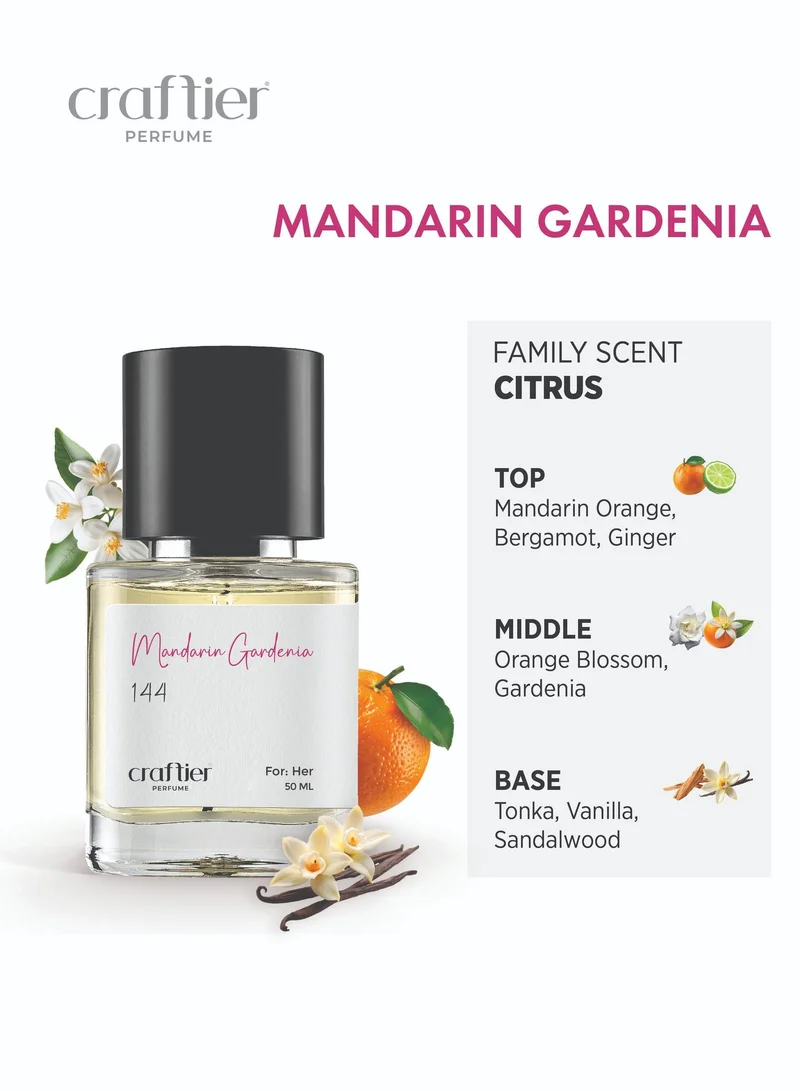 Craftier Perfume Inspired-Voce Viva MANDARIN GARDENIA - Inspired of-VOCE VIVA , Eau De Parfum for Women - 50ml, Long Lasting Citrus Fragrance Upto 16 Hrs, Travel Size Women's Perfume for Women | Best Price UAE