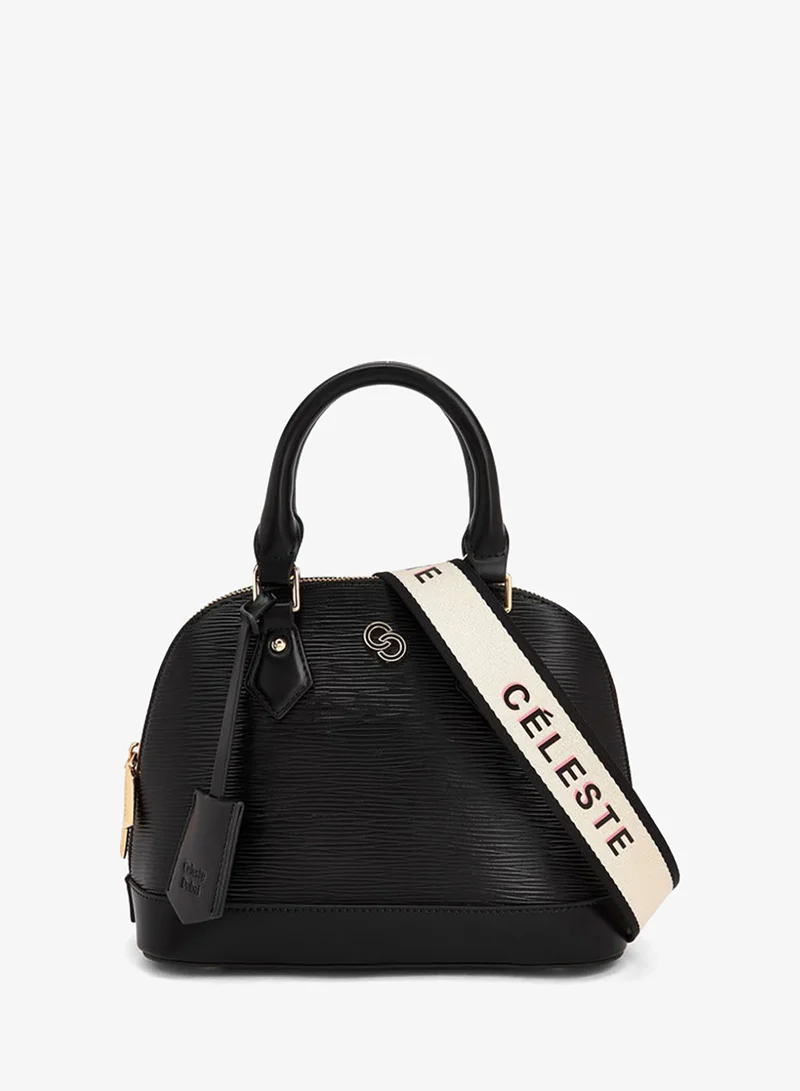 Celeste Textured Dome Bag With Detachable Strap