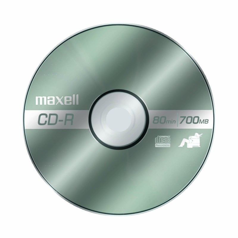 Maxell Maxell – 648205, Polycarbonate Substrate CD-R Disc - High-Quality Media for Data Storage, Music & Archiving - 700MB/80 Min Capacity with 48X Write Speed - 5 Pack with Jewel Cases - Image 3