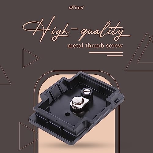 HIFFIN® Aluminum Tripod, Universal Lightweight Tripod with Carry Bag for All Smart Phones, Gopro, Cameras (Black) (880 Quick Release Plate) - Image 5