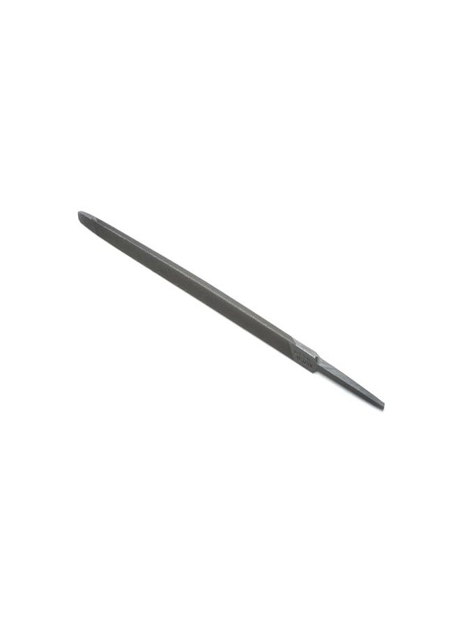 Nicholson Triangular Extra Slim Taper Hand File Without Handle, Single Cut, American Pattern, 6" Length - Image 4