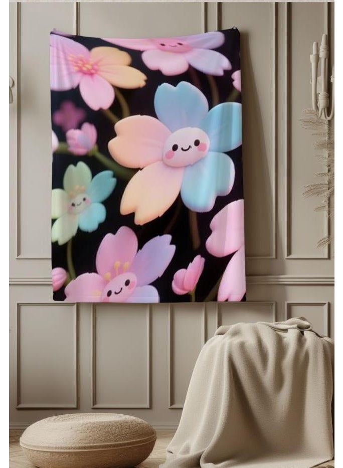 general Baby and children's cartoon flannel thin blanket (warm and comfortable, suitable for sleep, game use) 70cm*100cm - Image 1