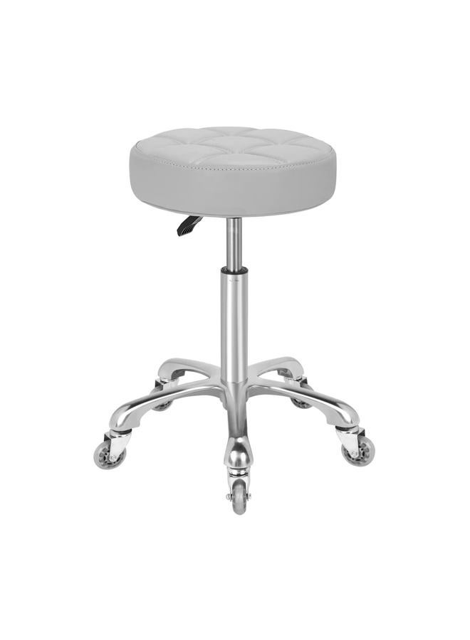 Karrie Swivel Stool Chair Adjustable Height,Heavy Duty Hydraulic Rolling Metal Stool for Kitchen,Salon,Bar,Office,Massage - Image 1