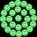 Kasyat 24 Pcs Glow in The Dark Smile Face Bouncing Balls Mini High Bounce Bouncy Balls for Teens Glowing Halloween Birthday Party Favors Goodie Bag Fillers for Boys and Girls 6 Years Old - Image 2