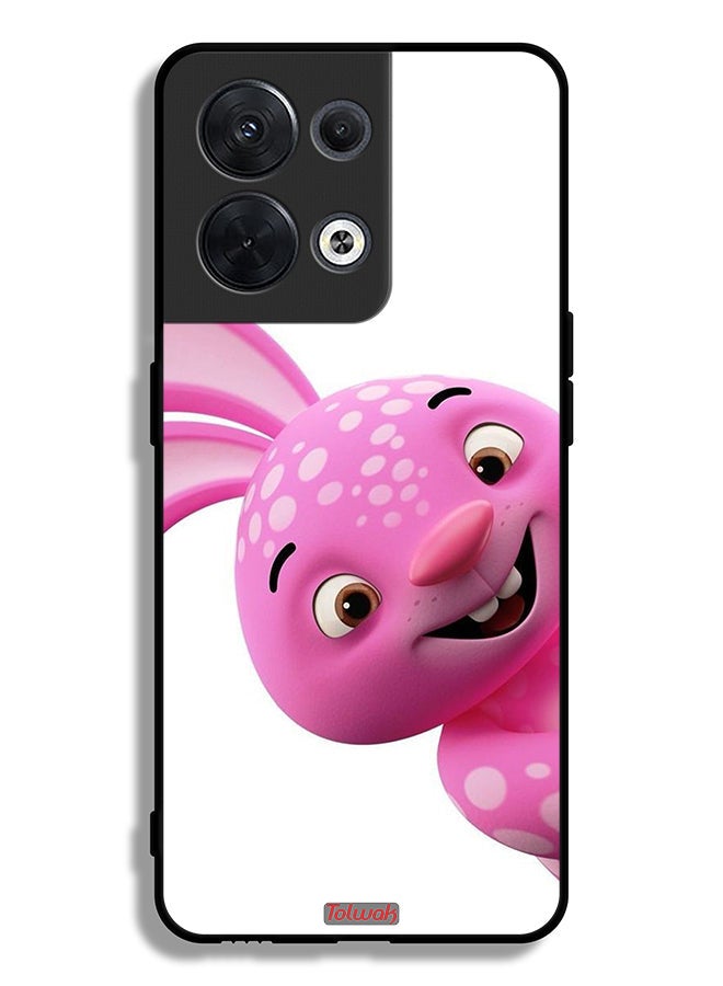 Tolwak Oppo Reno8 5G Protective Case Cover Hey Two Teeth - Image 2