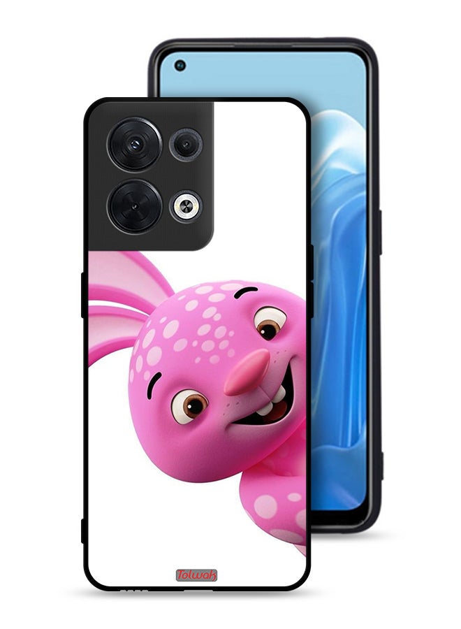 Tolwak Oppo Reno8 5G Protective Case Cover Hey Two Teeth - Image 1