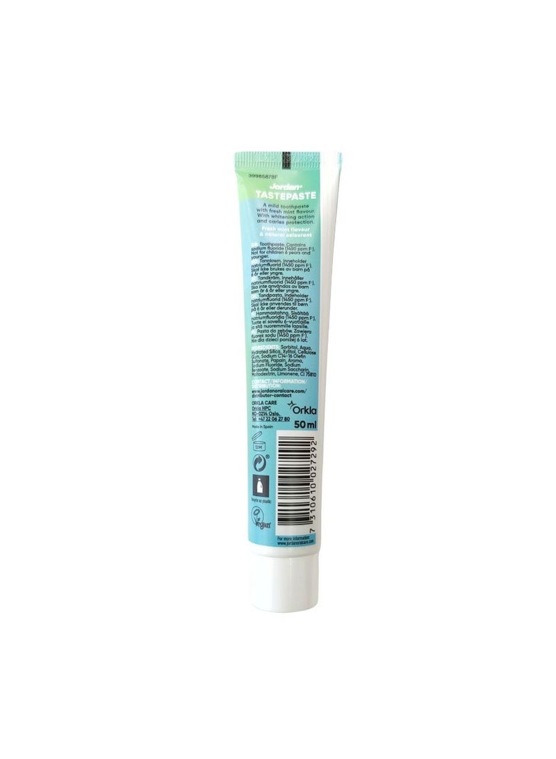 Jordan Jordan Tastepaste Fresh Mint Toothpaste 50ml - Image 3