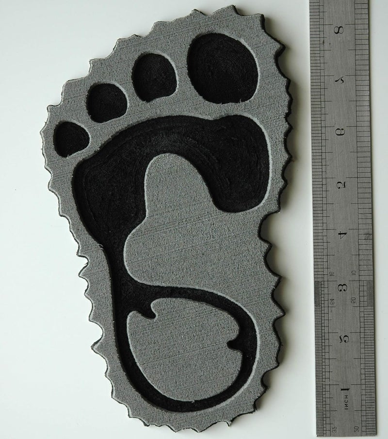 Toejamr Snowboard Stomp Pad - Bigfoot YETI - Gray - Image 3