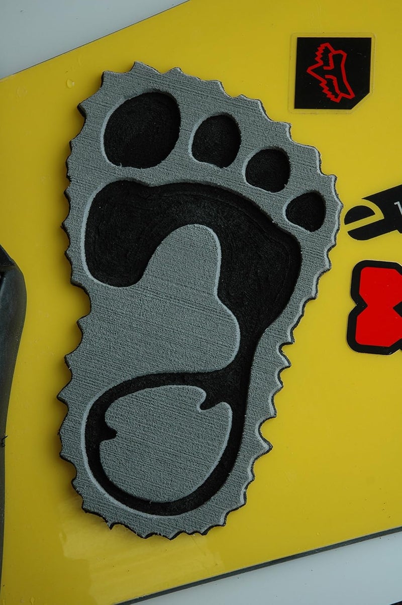 Toejamr Snowboard Stomp Pad - Bigfoot YETI - Gray - Image 2