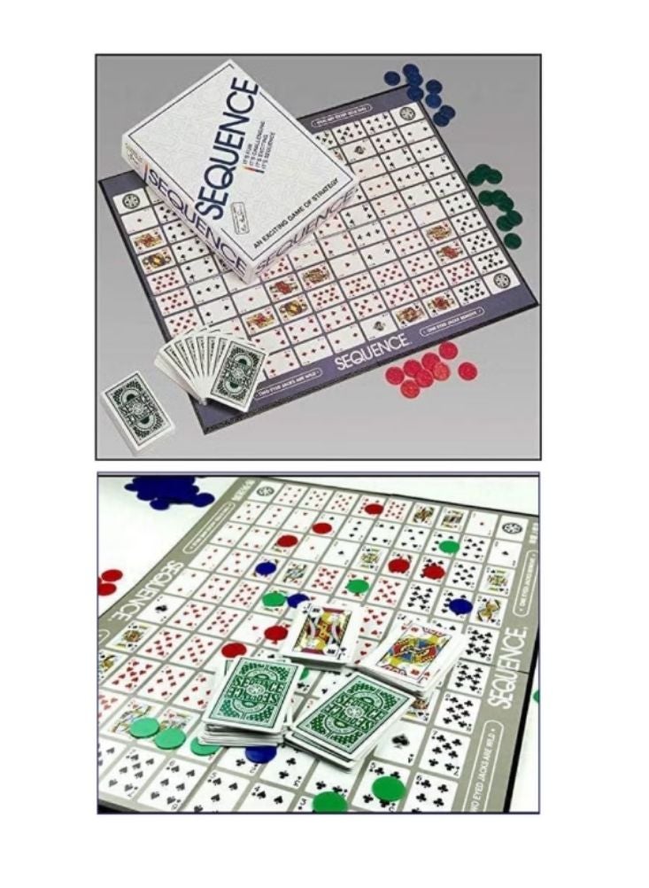 SEQUENCE Classic Sequence Strategy Board Game – Fun for Family & Friends - Image 1