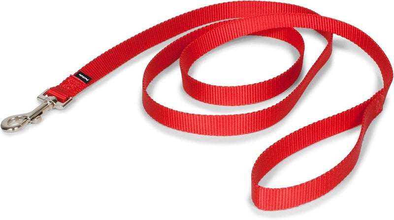 PetSafe Nylon Dog Leash - Strong and Durable 3/4 in. x 6 ft Red Leash with Easy to Use Bolt Snap - Image 1