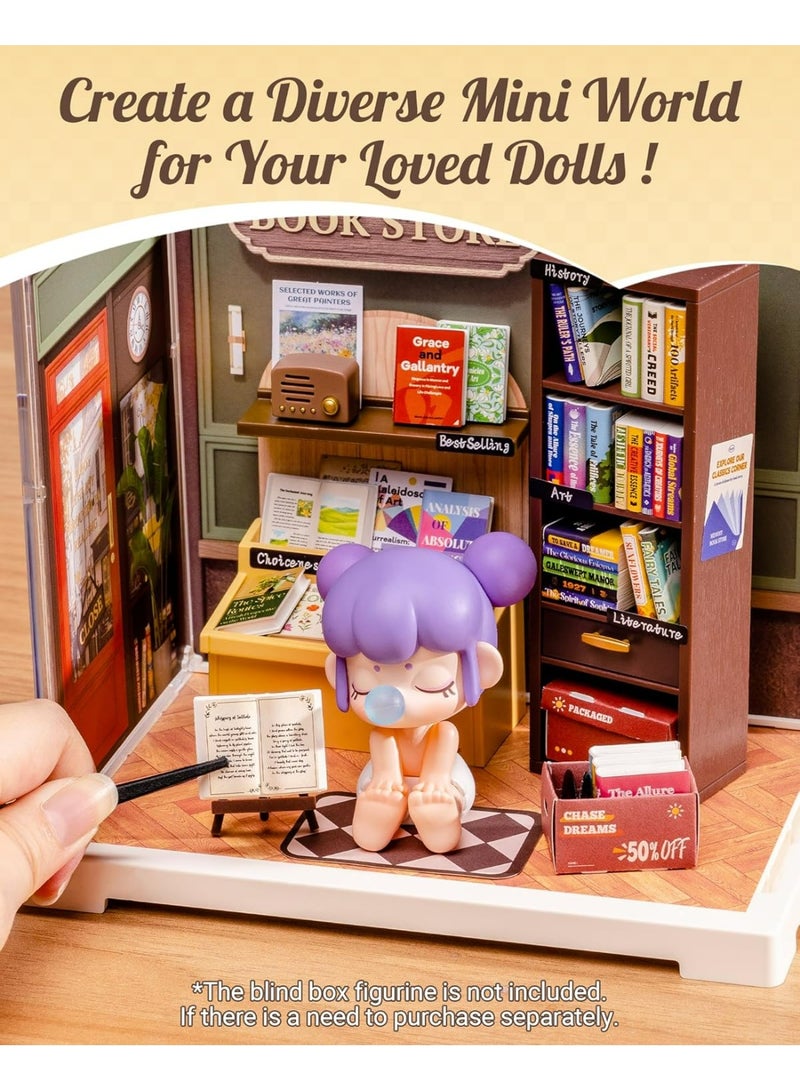 ROBOTIME 3D PUZZLE Rolife Memory Book Store DIY Miniature House DWS04B - Image 2