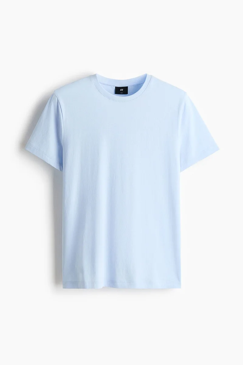 H&M  Round-neck T-shirt Slim fit for Men | Best Price UAE