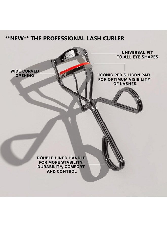 Kevyn Aucoin Eyelash Curler, NEW PRO UPDATE - The Professional Lash Curler: Heavy duty. All eye types. Lasting curl effect. Stainless steel + replacement lash pad. Enhances eye mascara cosmetic makeup - Image 2
